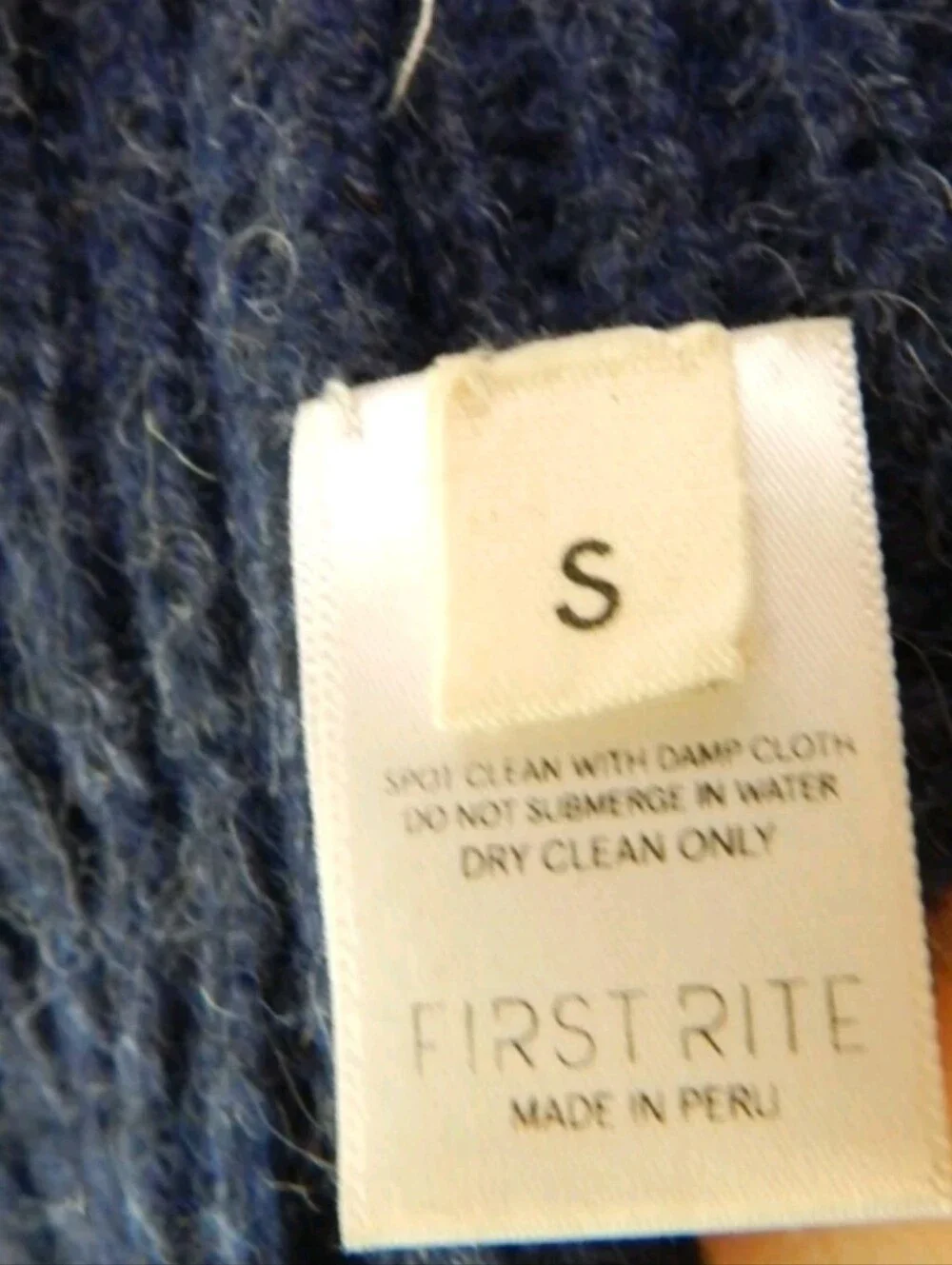 First Rite 100% Alpaca Wrap Cardigan - Picture 4 of 5